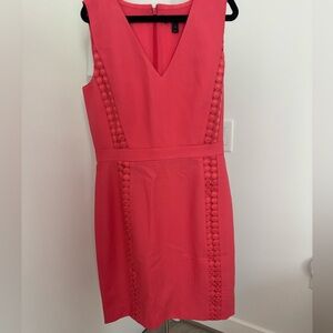 J. Crew Vibrant Coral Mini Dress